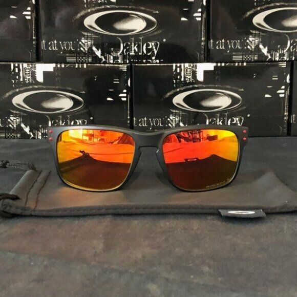 OO9102 Oakley Holbrook Ruby Iridium Prizm Polarized Sunglasses - Picture 3 of 6